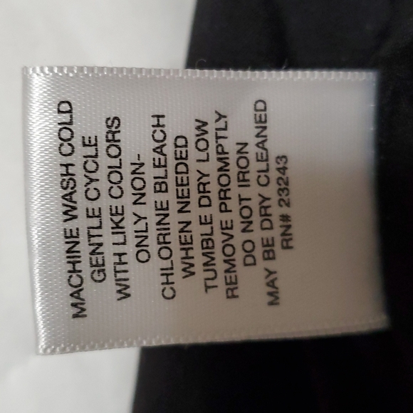 NEW YORK & COMPANY Pencil Leather Skirt 10 black - Picture 7 of 8